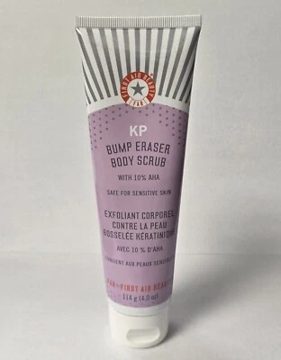 First Aid Beauty Bump Eraser Body Scrub Sensitive Skin 10% AHA 4 oz NEW SEALED - Image 1 of 4
