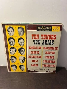 RCA Victor Symphony Orchestra – Ten Tenors Ten Arias Vintage 33RPM VG+ AB3 - Imagen 1 de 2
