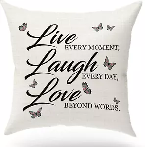 Inspirational Gifts Lover Gift,Live Every Moment Laugh Every Day Love beyond Wor - Picture 1 of 12