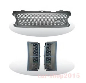 Front Grille + Side Vent Gray for  RANGE ROVER L322 Supercharged 2006-2009 - Picture 1 of 8