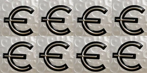 8PCS High Quality For Epiphone Guitar Pickguard Logo E Aelf Adhesion, Aluminum - Picture 1 of 6