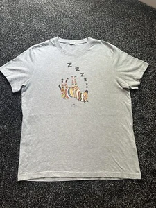 Paul Smith 'Sleeping Zebra' Zzzzzz T Shirt Size Adult Medium - Picture 1 of 18