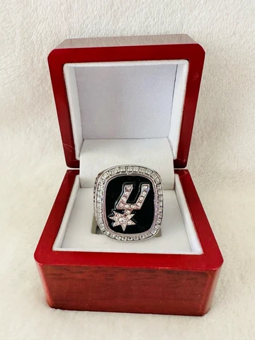 1999 NBA San Antonio Spurs World Championship Ring W Box, 🇺🇸 SHIP Cover