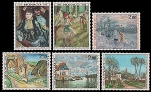 Mónaco 1974 - Mi-N.o 1124-1129 ** - Estampillada sin montar o nunca montada - Pinturas / Pinturas - Imagen 1 de 1
