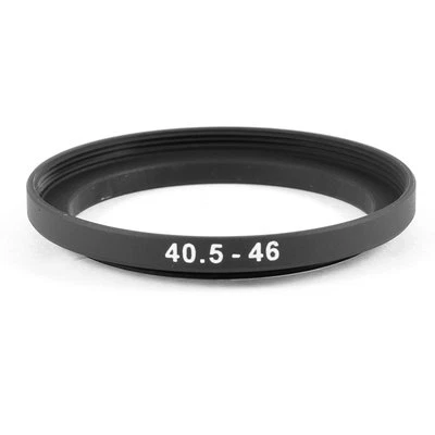 Camera 40.5mm Lens to 46mm Accessory Step Up Adapter Ring 40.5mm-46mm Black - Image 1 of 2