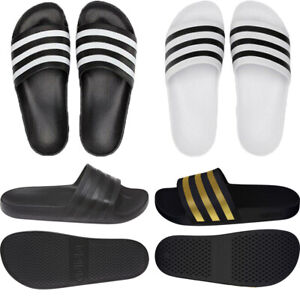 Adidas Mens Adilette Aqua Sliders Slides Shoes Beach Summer Shower Pool Sandals
