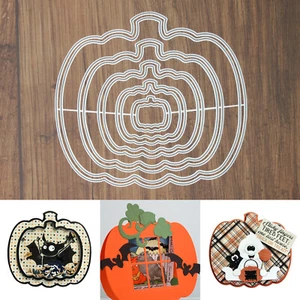 Nesting Pumpkins Cutting & Embossing Dies – Halloween Autumn Thanksgiving - Picture 1 of 6