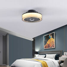 15インチ ブレードレスシーリングファン ライト&リモコン付き ベッドルーム LED調光ランプ