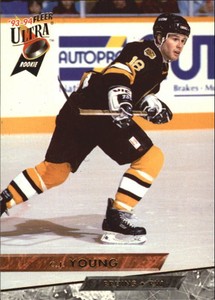 1993-94 Ultra Boston Bruins Hockey Card #248 C.J. Young