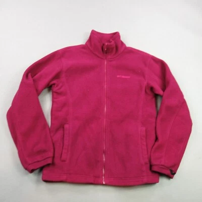 Columbia Jacket Girls 18/20 Long Sleeve Pockets Lightweight Burgundy - Image 1 of 4