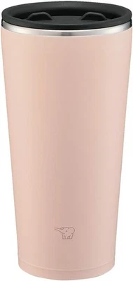 Copo de aço inoxidável ZOJIRUSHI com tampa isolamento térmico 0,45L SX-FA45-PZ, S - Imagem 1 de 4