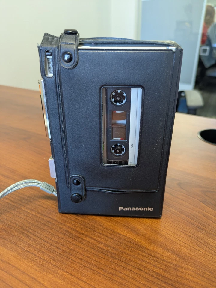 Panasonic RQ-356 Vintage Audio Cassette Recorder with Case - Tested & Works - Image 1 of 4