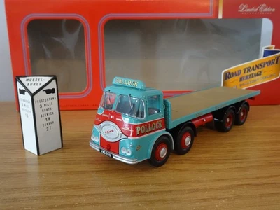 CORGI CLASSICS POLLOCK ERF KV 8 WHEEL PLATFORM TRUCK MODEL CC10503 1:50 - Image 1 of 4