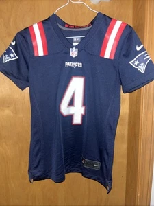 CAMISETA PEQUEÑA NIKE ON FIELD NEW ENGLAND PATRIOTS #4 BAILEY ZAPPE (B68) - Imagen 1 de 9