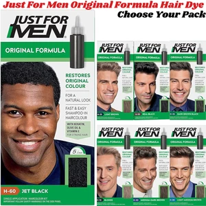 JUST FOR MEN Hair Dye Restor Original Color Formula Blonde Natural Look Coverage - Picture 1 of 77