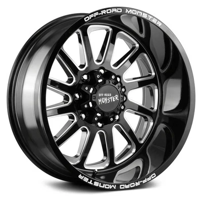 Off-Road Monster M17 Wheel 22x12 (-44, 5x127, 78.1) Black Single Rim - Image 1 of 4