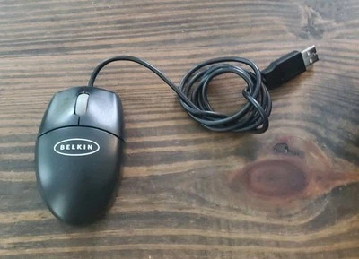 BELKIN MiniScroller Optical Mouse Model F8E841-BLK - Image 1 of 2