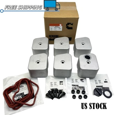 Cubierta de válvula con pernos sello de tapa de alimentación de aceite para 89-98 Dodge Ram 2500 3500 5,9 Cummins Foto 1 de 4