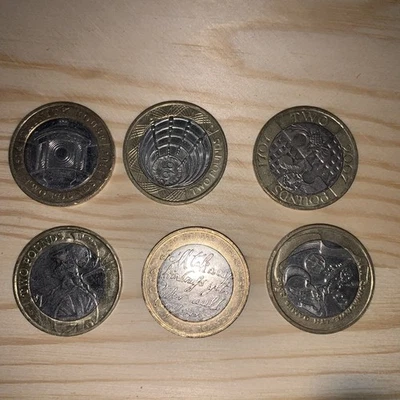 Collectible £2 Coins X6 - Image 1 of 4
