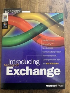 1996 Introducing Microsoft Exchange Press Book Cd Rom Original Receipt Vtg - Picture 1 of 7