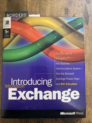1996 Introducing Microsoft Exchange Press Book Cd Rom Original Receipt Vtg - Image 1 of 4