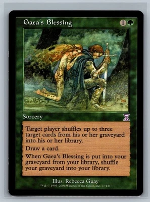 Magic The Gathering Time Spiral Timeshifted Gaea's Blessing #77/121 MTG TCG CCG - Image 1 of 2