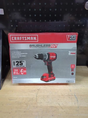 CRAFTSMAN V20 RP 20-volt Max 1/2-in Keyless Brushless Cordless Drill Kit - Image 1 of 3