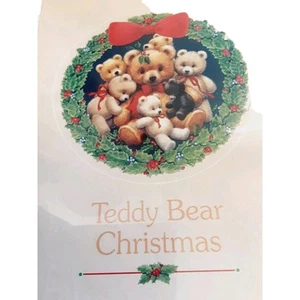Teddy Bear Christmas Wreath Puzzle  150 Pieces 12 Inch Round SEALED - Picture 1 of 5