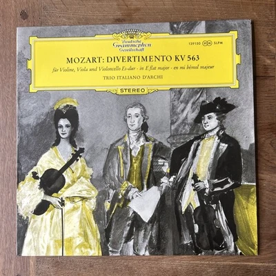 Mozart Divertimento  Tro Italiano D'Archi Trio tulip DGG SLPM 139150 - Image 1 of 4