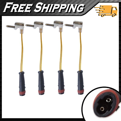 4Pcs Front Rear Brake Pad Wear Sensor For Mercedes-Benz C300 C350 E350 W211 W220 - Image 1 of 4