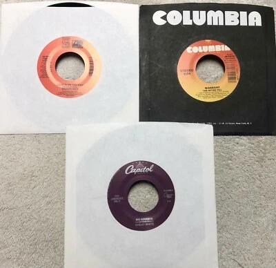 45 Hair Metal Lot~Saigon Kick Love is - Great White Goodbye Warrant Bitter Pill Foto 1 de 4