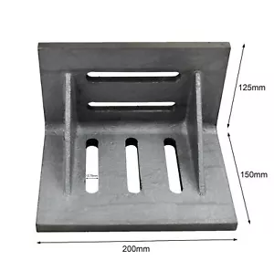 Cast Iron Angle Plate 8" x 6" x 5" Precision Tool Machining/ Milling/ CNC - Picture 1 of 7