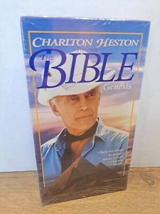 The Bible - Genesis - Charlton Heston - VHS Movie - NEW Sealed - Picture 1 of 3