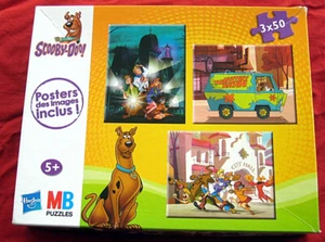 Scooby-Doo ! Puzzle 3x50 pièces. 5 ans et +. MB Puzzles. Hasbro. 2012. - Picture 1 of 2