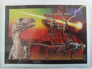 Niger 1996 Dinosaurs 1 Small Sheet MNH Sc#927 - Picture 1 of 1