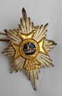 Worcestershire and Sherwood Foresters Officers Cap Badge Silver/Gilt VINTAGE Org