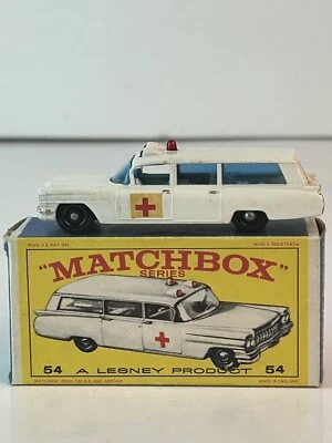 Matchbox No. 54 Cadillac S&S Ambulance With Original Box - Image 1 of 4