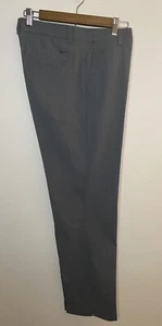 Nike Golf Dri-Fit Pants Mens Gray W/dark Gray Stripes, Flat Front  32x32 - Picture 1 of 5