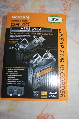 TASCAM DR-40 VERSION 2 LINEAR  PCM RECORDER SD CARD INCLUDED - Image 1 of 4