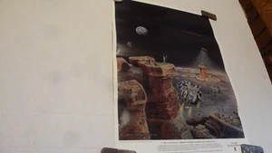 RARE NO. 15 LUNAR C.C. MICHELOB GOLFING ON THE MOON POSTER PRE-OWNED - Picture 1 of 1