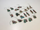 Lot Of 20 Vintage 80’s Christmas Holiday Puffy Sticker Gift Tags Santa Bears