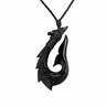 Collana Hei Matau Maori 81stgeneration - Ciondolo In Osso Intagliato A Mano, Gioielli Unisex Ispirati Alle Hawaii - 3