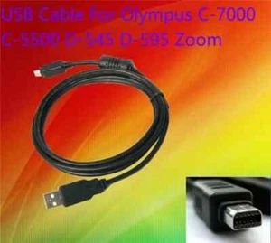 USB Cable For Olympus C-7000 C-5500 D-545 D-595 Zoom - Picture 1 of 1