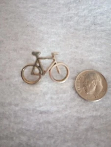 Vintage Silver-tone Bicycle Pin/Brooch - Picture 1 of 2