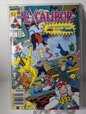 Excalibur #5 (1989) NEWSSTAND EDITION! Marvel Comics. 12 PICTURES =====