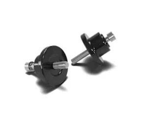 Bar End Mirror Mounts Black Fit For Royal Enfield Guerilla 450 - Picture 1 of 1