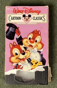WALT DISNEY Cartoon Classics Volume 12 NUTS ABOUT CHIP N' DALE VHS Pluto Donald - Picture 1 of 6