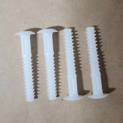 8x Ikea Plastic connecting dowels, Part # 110519, white (8 pack) - NEW - Image 1 of 2