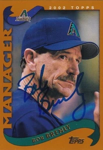 Bob Brenly 2002 Topps SIGNED CARD AUTOGRAPH Diamondbacks 2001 World Series Champ - Picture 1 of 1