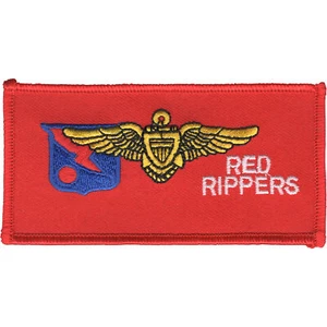 Patch etichetta nome aviatore navale squartatori rossi VF-11 - Foto 1 di 6